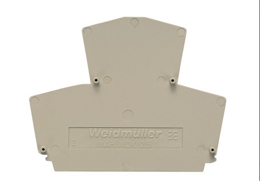 Weidmuller Tapa Final Para Clema Wdk 2.5 SKU: 1059100000
