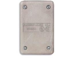 Crouse Hinds Tapa Ciega Condulet Rectangular SKU: DS100G