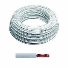 Cable IUSA THW 12AWG blanco  rollo SKU: CAI12B