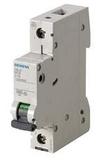 Siemens Int Termomag P/Riel 1P 6A C 6Ka 440Vac 60Vdc SKU: 5SL6106-7CC