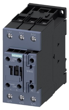 SIEMENS contactor 40amps b-24vdc s2 c-1na+1nc SKU: 3RT2035-1NB30